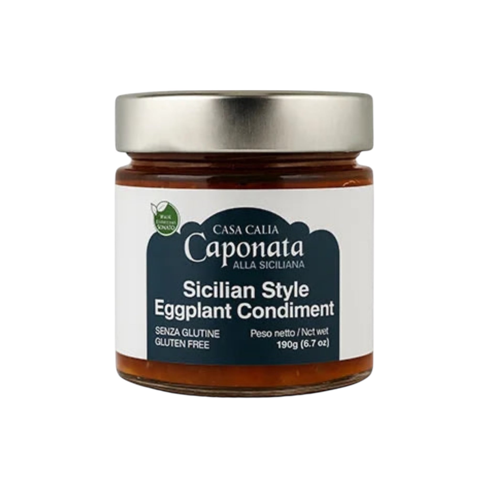 Authentic Sicilian Caponata 6.7oz - 190g By Casa Calia – Casa calia