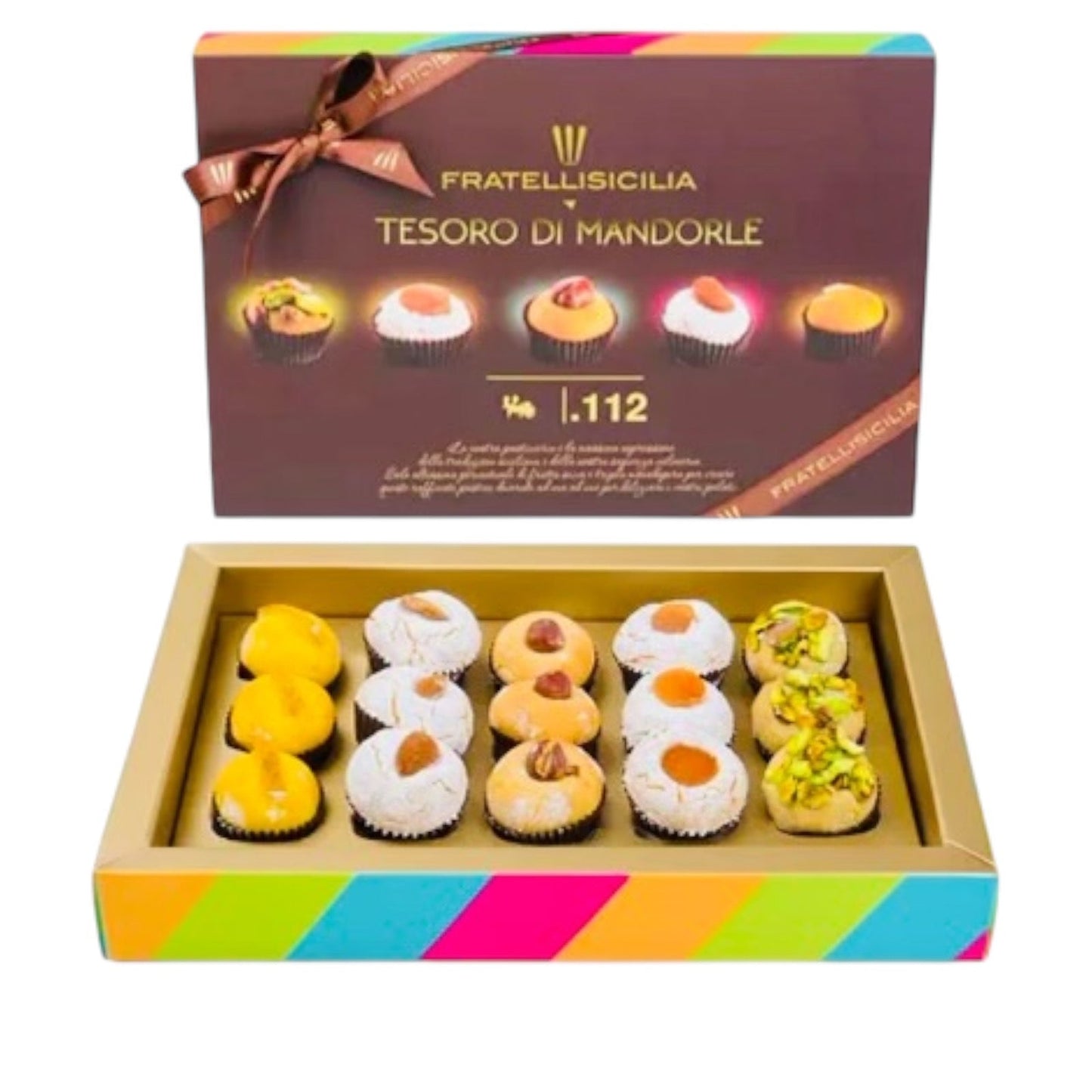 Fratelli Sicilia Tesoro Di Mandorle
Box with Almond paste pastries
300g