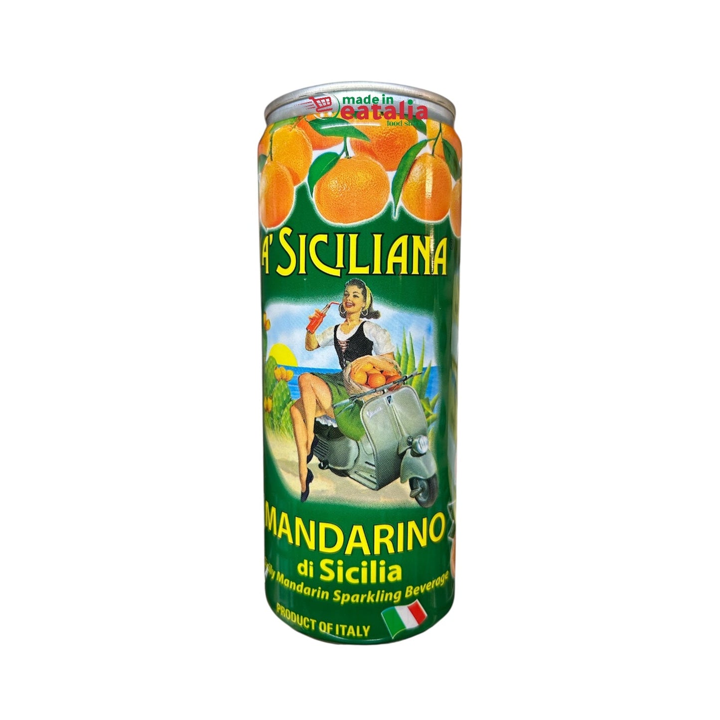 A’ Siciliana – Mandarino di Sicilia (330ml)
Sparkling Sicilian Mandarin Beverage