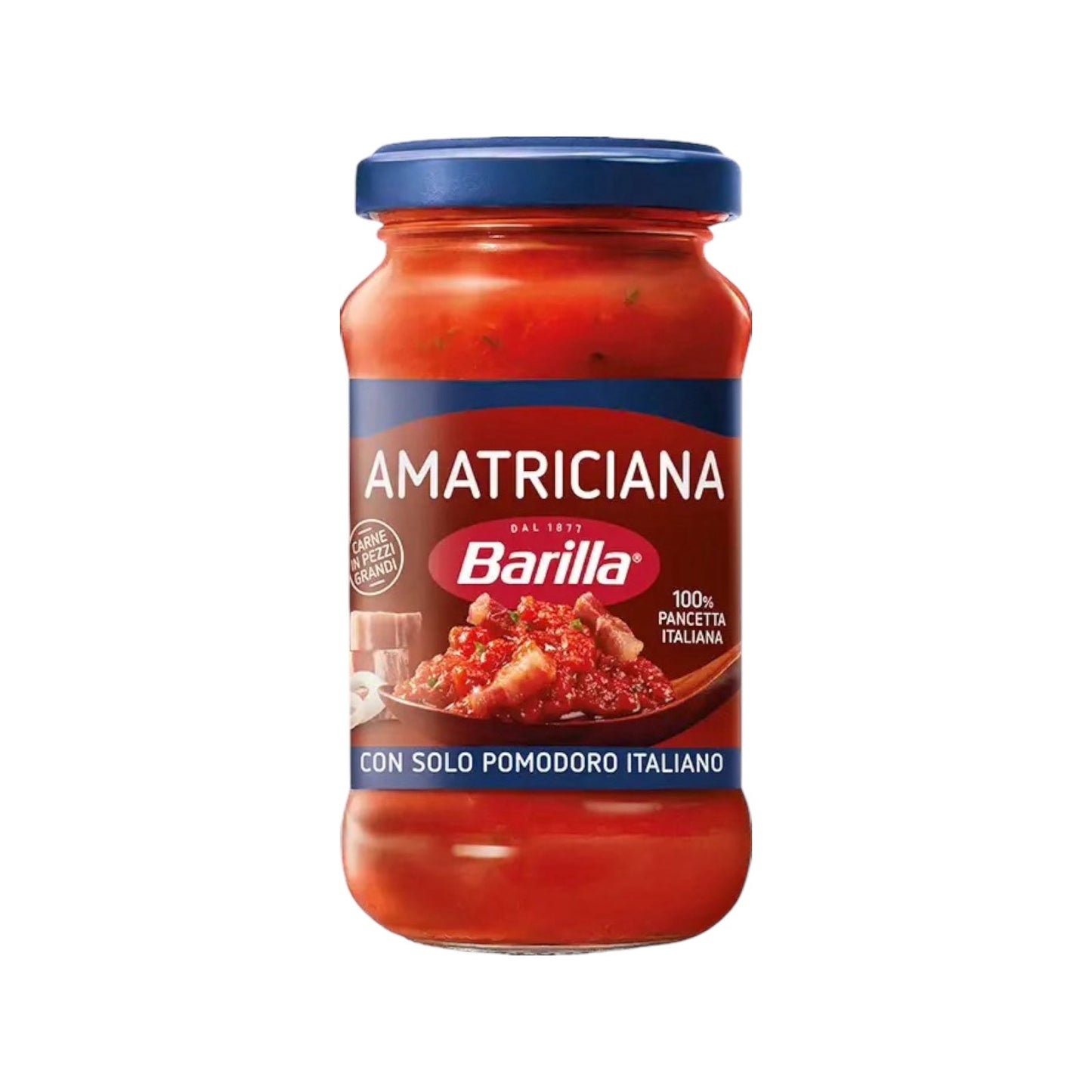 Barilla Amatriciana Ready Sauce
Glass jar 300g
