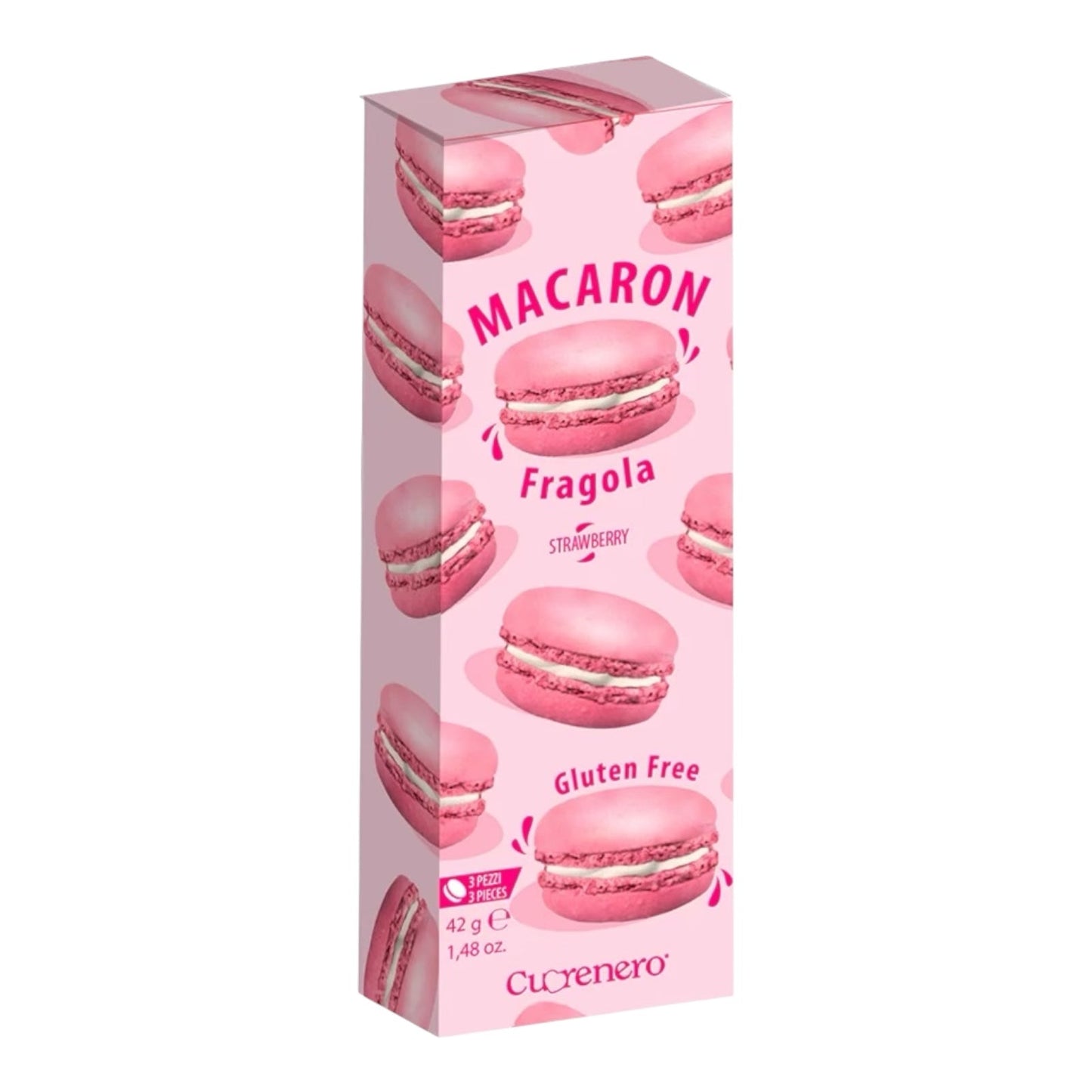 Cuorenero Macaron Strawberry 
42g