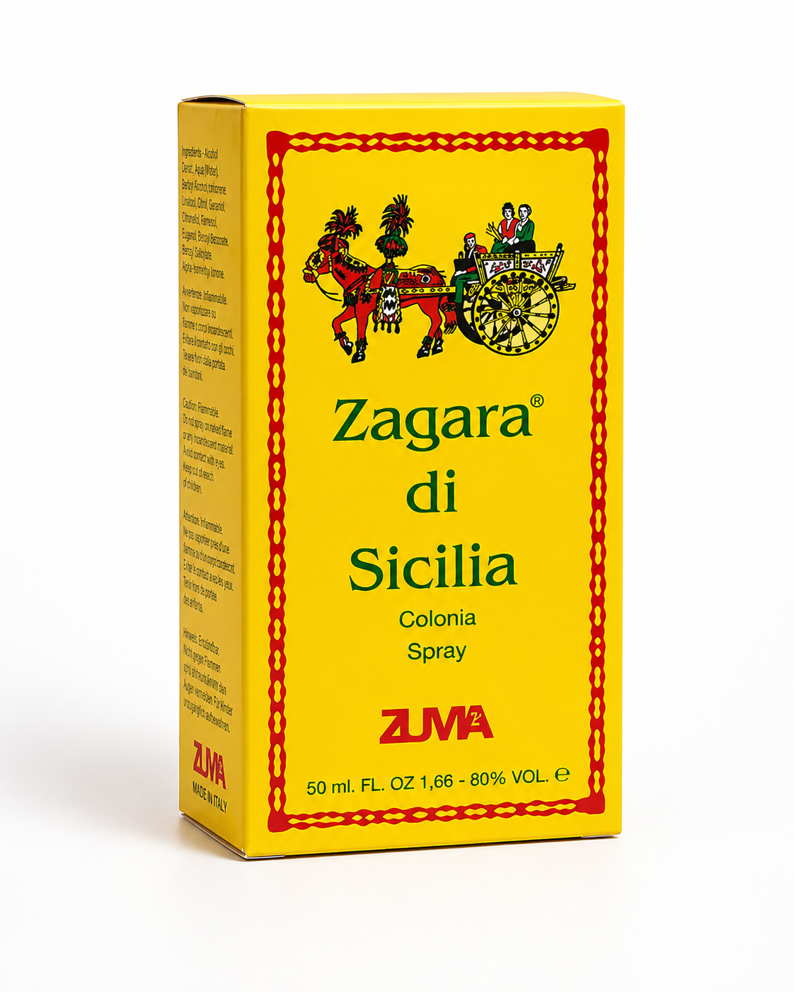 Zagara di Sicilia Colonia Spray by Zuma – 50ml Italian Fragrance