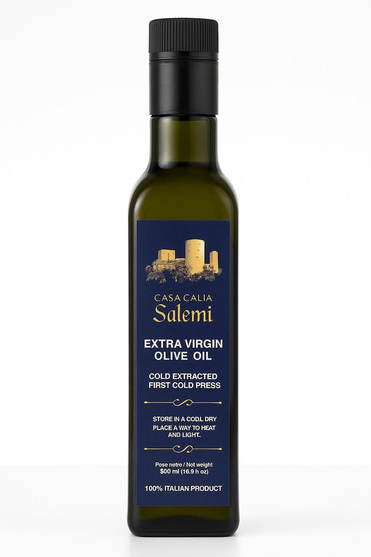 Extra Virgin Olive Oil 500ml - Cold Pressed Italian EVOO By Casa Calia
