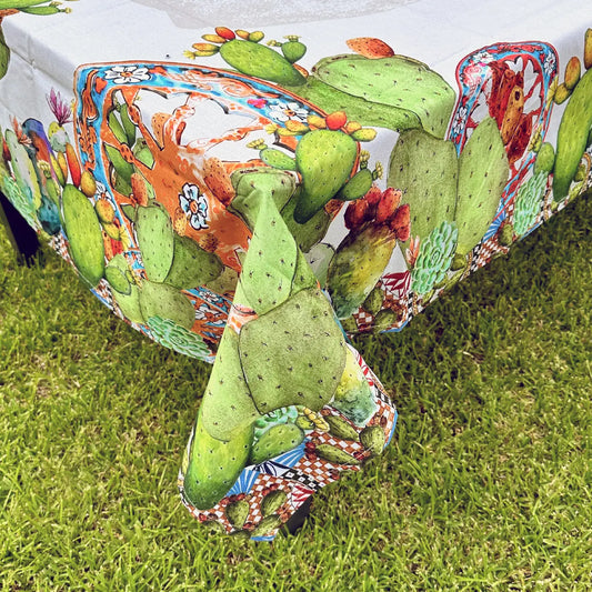 Cactus Tablecloth 160 X 250 cm